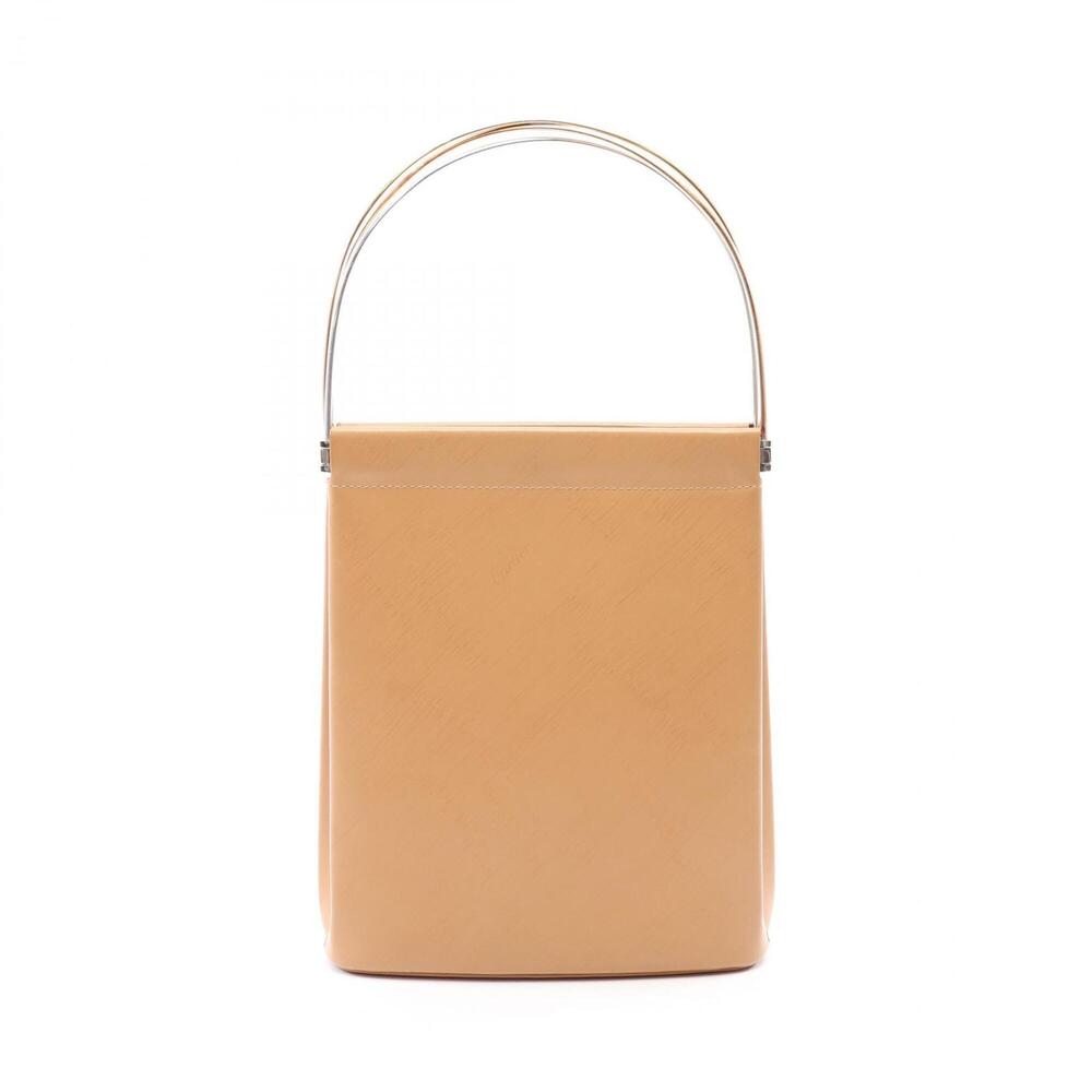 Cartier Trinity Handbag, Leather, Women's, Beige